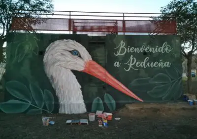 Mural “La cigüeña”
