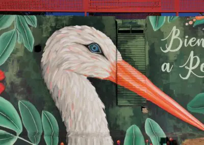Mural “La cigüeña”