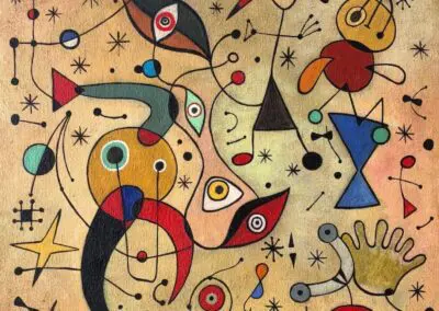 Obra original de Miro
