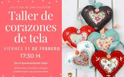 Taller de corazones de tela