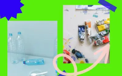 Taller con material reciclado