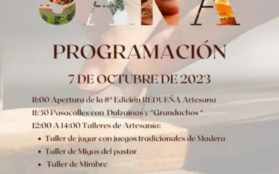 Programación 8ª Edición Feria Redueña Artesana