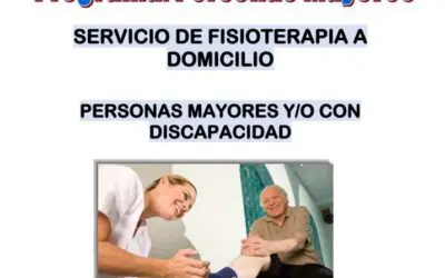 Servicio de fisioterapia a domicilio para mayores