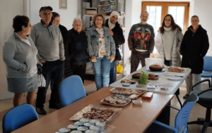 Concurso gastronómico navideño en Redueña 1 Participantes en el concurso.