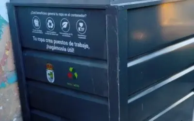 Actualidad 13 Nuevo contenedor de ropa usada en Redueña