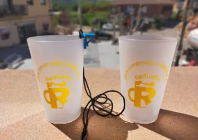 Vasos de la feria.