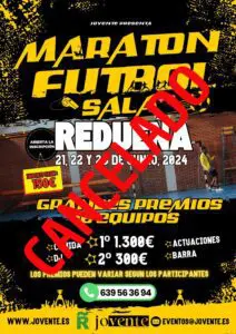 Maratón de fútbol sala 1 Maratón cancelado.