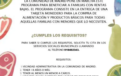 Actualidad 22 Ayudas alimenticias para familias con rentas bajas