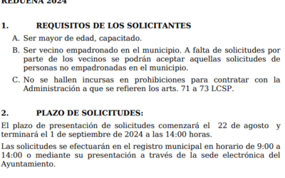Solicitudes de barra en las Fiestas 2024