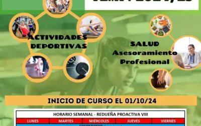 Deporte 9 Inscripciones para Redueña Proactiva