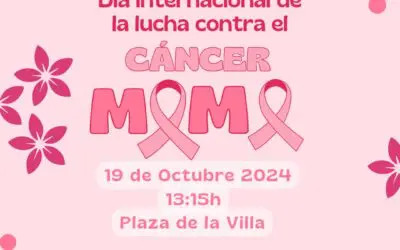 Un lazo rosa contra el cáncer de mama