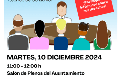 Atención al consumidor y charla sobre comercio electrónico