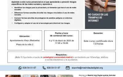 Actualidad 4 Cursos presenciales sobre Internet en Redueña