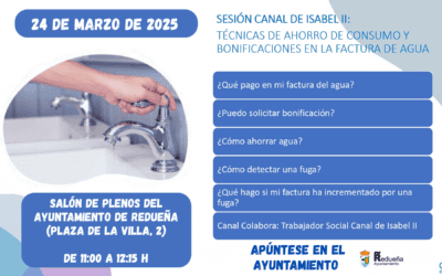 Sesión informativa sobre ahorro en el consumo de agua