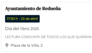 Día del Libro.