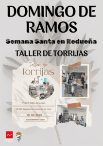 Semana Santa en Redueña 4 Taller de torrijas en Domingo de Ramos.
