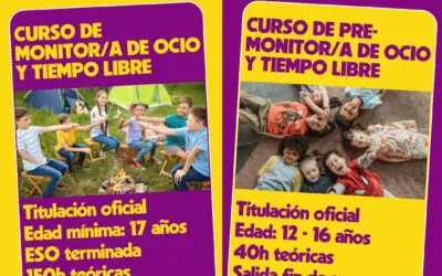 Juventud e infancia 10 Elige entre curso de monitores o premonitores