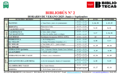 Actualidad 12 Visitas del bibliobús a Redueña en el verano 2025