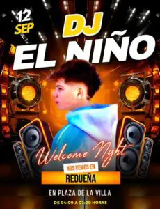 Fin de semana grande de las fiestas en Redueña 2025 1 DJ El Niño.