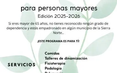 Programa Cuídame de ayudas a los mayores