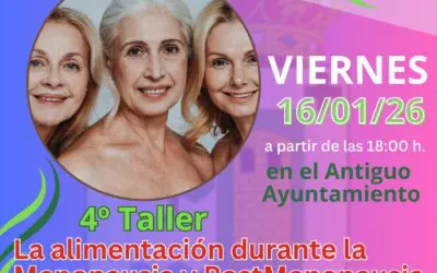 Redueña apuesta por el bienestar femenino con un taller especializado sobre nutrición en la menopausia