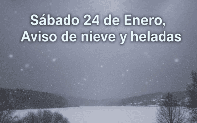 Aviso meteorológico para Redueña: nieve y heladas este sábado 24 de enero