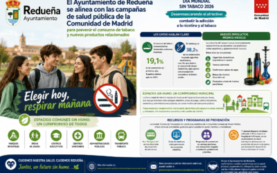 Redueña se suma a la prevención del tabaquismo de la mano de la Comunidad de Madrid