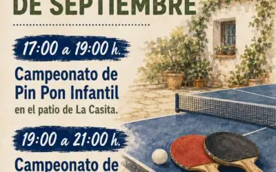 Redueña acoge dos campeonatos de ping-pong durante la Semana Deportivo-Cultural