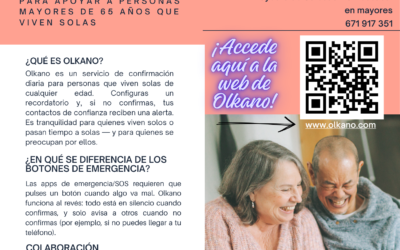 Olkano, una aplicación gratuita para mejorar la seguridad de las personas que viven solas