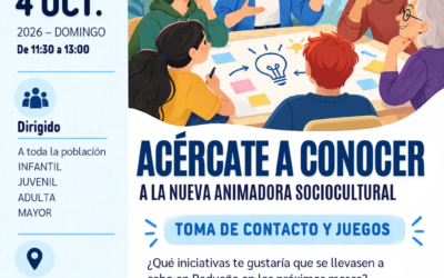 Acércate a conocer a la nueva animadora sociocultural