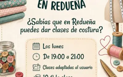 ¿Sabías que en Redueña puedes aprender costura?