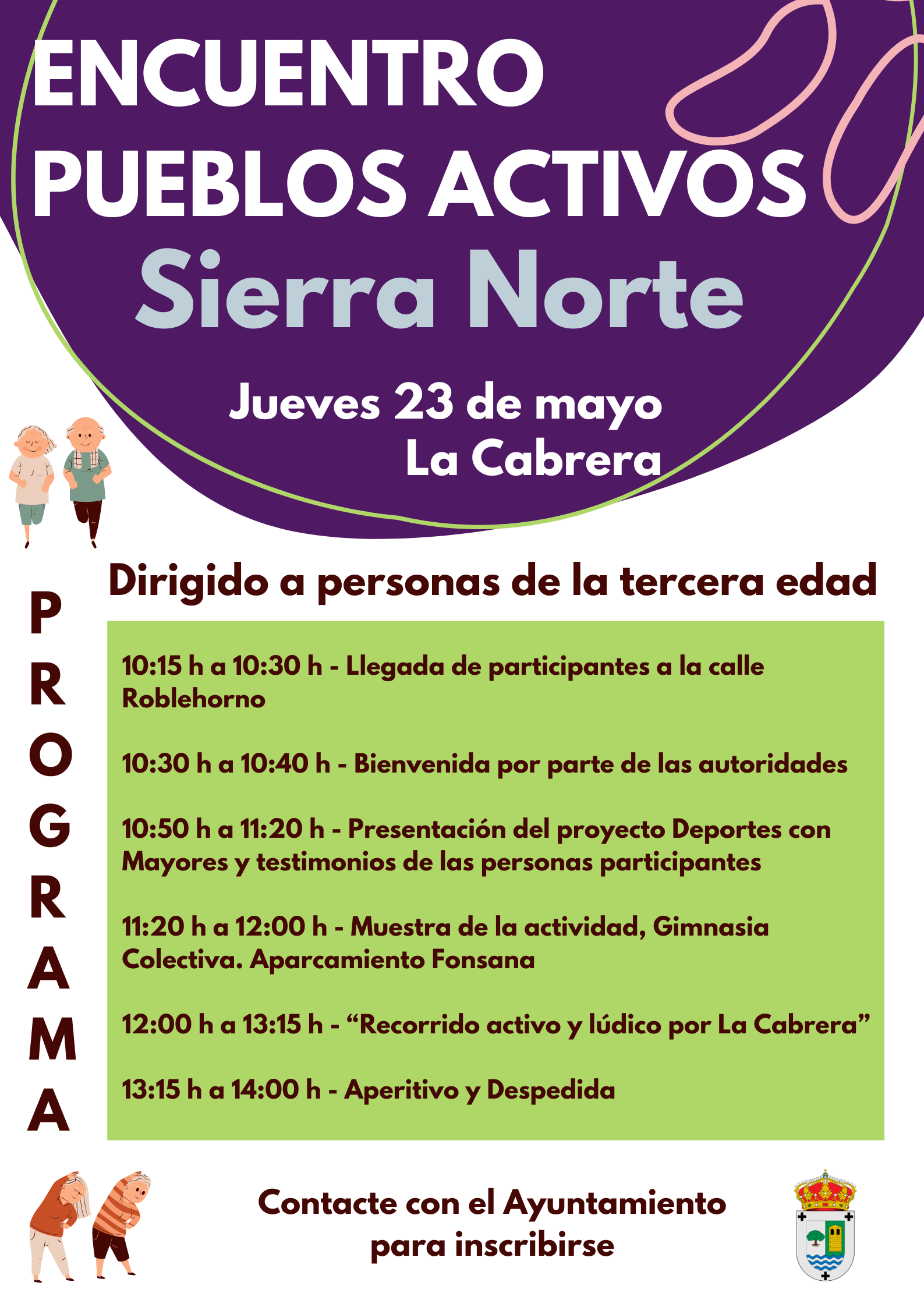 Encuentro de pueblos activos.