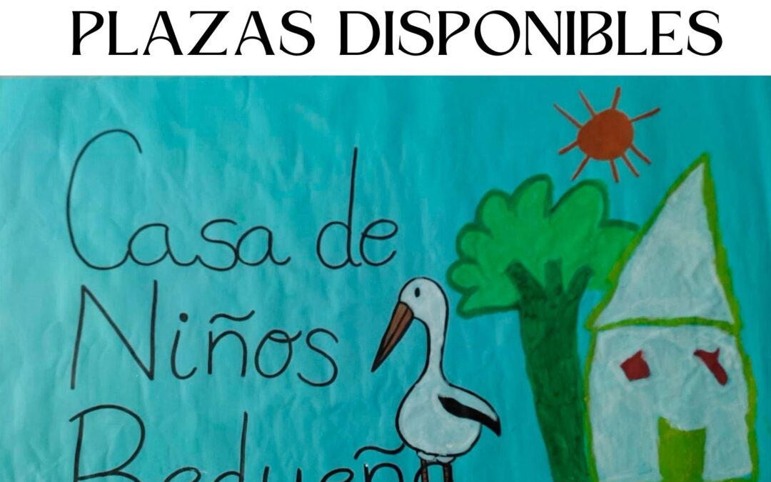 Plazas disponibles para la Casa de Niños