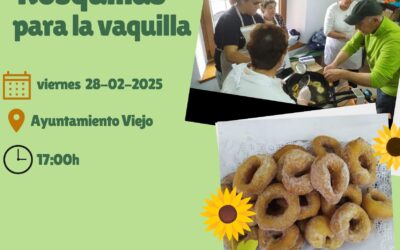 Taller de rosquillas para la fiesta de la vaquilla