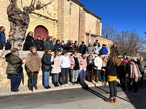 Visita de los mayores.