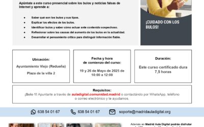 Curso «¡Cuidado con los bulos!» para todas las edades