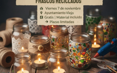 Taller creativo: Dale nueva vida a tus frascos con un portavelas DIY ✨