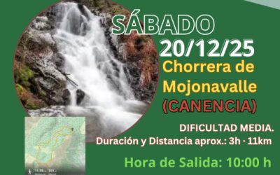 Redueña te invita a la tercera ruta de senderismo de la temporada: destino, la cascada de Mojonavalle