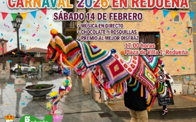 El Ayuntamiento de Redueña celebra el Carnaval este sábado 14 con música, chocolate y un concurso de disfraces