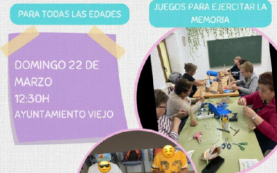 Redueña se suma a la Semana Mundial de la Memoria con una jornada de juegos familiares para cuidar la salud cognitiva