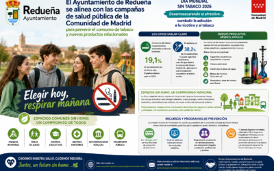 Redueña se suma a la prevención del tabaquismo de la mano de la Comunidad de Madrid