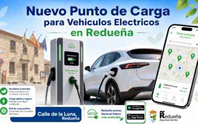 Nuevo punto de carga para vehículos eléctricos en Redueña