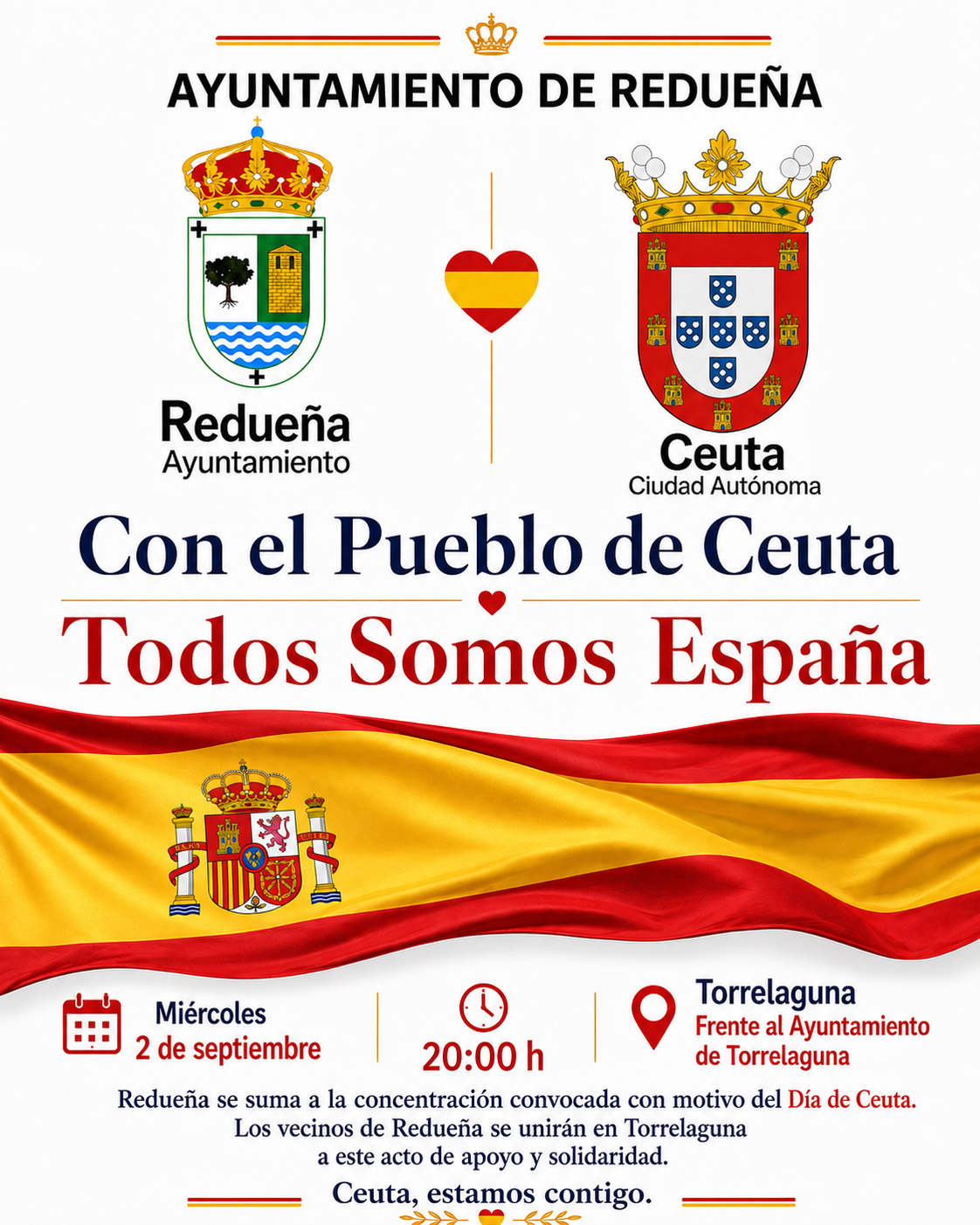 Redueña se suma al apoyo a Ceuta con una concentración en Torrelaguna 6 Imagen de Codex 31 ago 2026 14 23 58