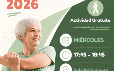 Abiertas las inscripciones: Gimnasia para Mayores 2026
